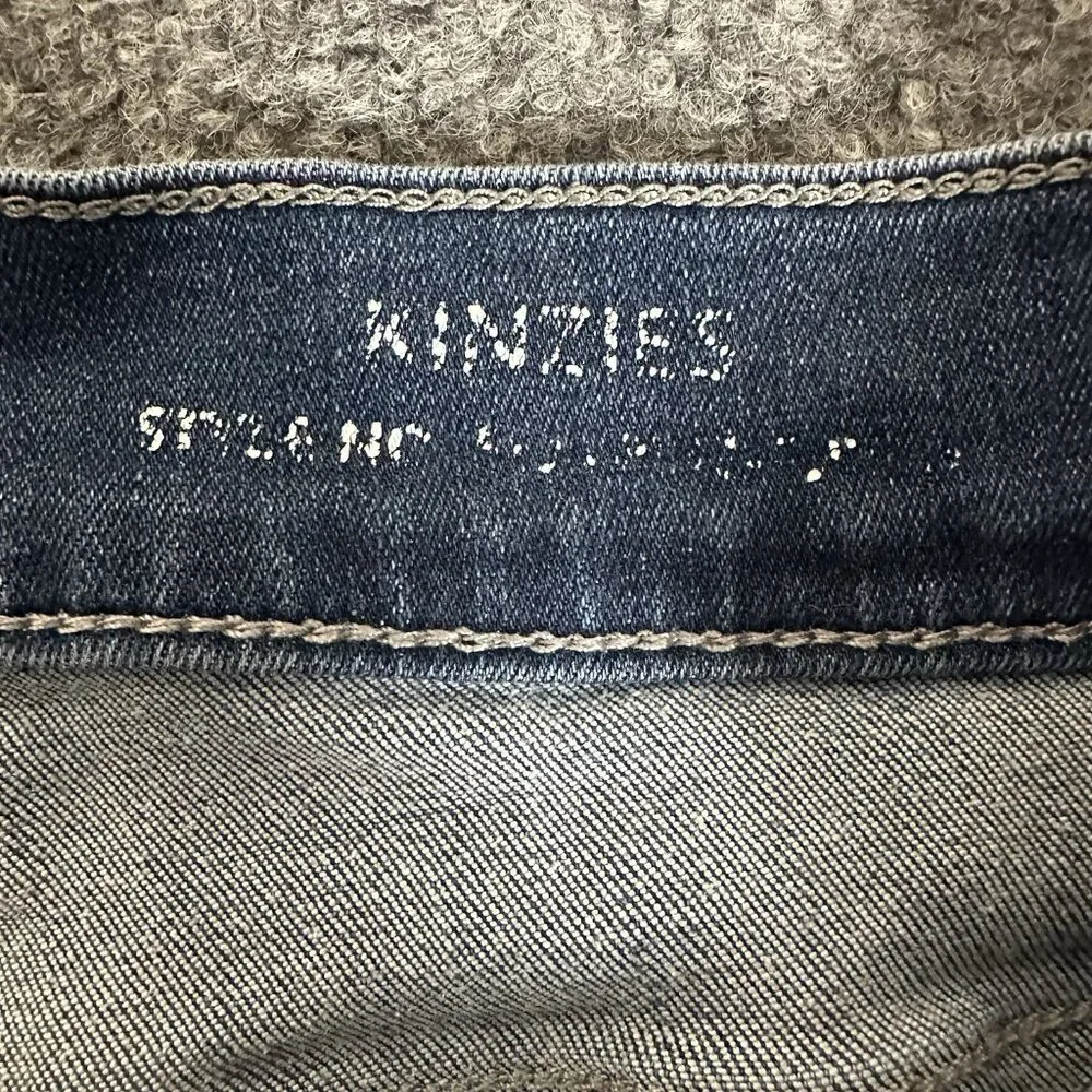 Mugsy Jeans Kinzies Mens 31x29‎ Blue Denim Straight Leg Stretch Low Rise Adult